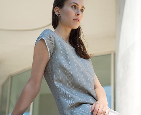 BRIGITTE BÜGE COLLECTION - Kleid aus schönem Viskose Gewebe