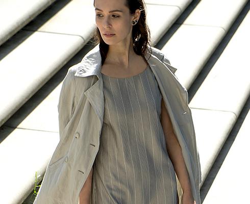 BRIGITTE BÜGE COLLECTION - Kleid aus schönem Viskose Gewebe
