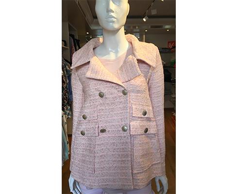 Riani - zweireihige Bouclé Jacke in Rose