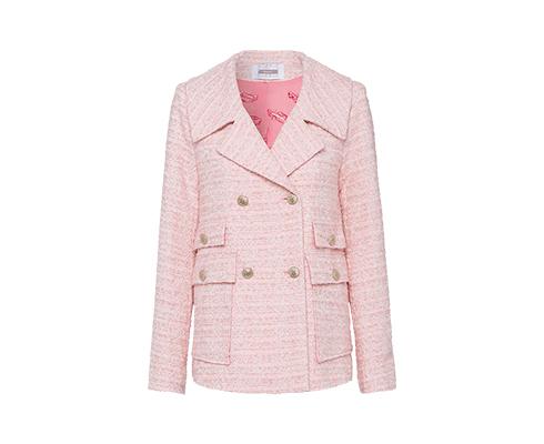 Riani - zweireihige Bouclé Jacke in Rose