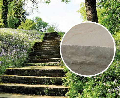 Steinzeit Natursteine GmbH Blockstufen und Treppenstufen aus Grauwacke Bergisch