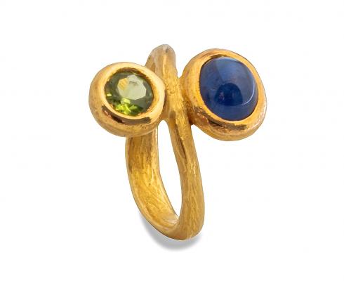 Atelier Dana Nettlich - Ring mit Safir und Peridot