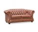 Springvale Leather - 'Blenheim' 2,5-Sitzer Chesterfield Sofa Thumbnail