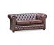 Springvale Leather - 'Burnely' 2½-Sitzer Chesterfield Sofa Thumbnail