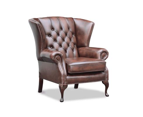 Springvale Leather - 'Colchester' Chesterfield Ohrensessel