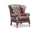 Springvale Leather - 'Colchester' Chesterfield Ohrensessel Thumbnail