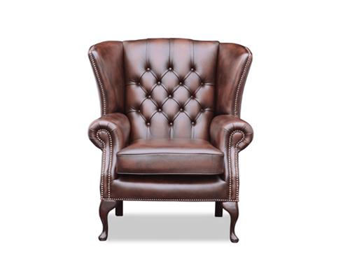 Springvale Leather - 'Colchester' Chesterfield Ohrensessel