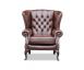 Springvale Leather - 'Colchester' Chesterfield Ohrensessel Thumbnail