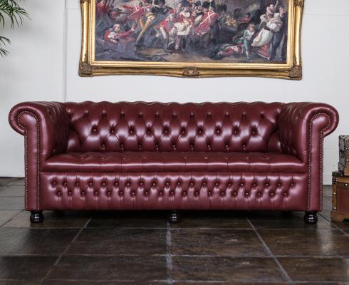 Springvale Leather - 'Rossendale' 3-Sitzer Chesterfield Sofa