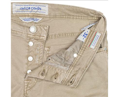 Jacob Cohen - Baumwollhose J688 Comfort in beige