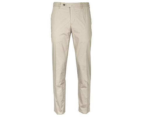 PT01 - Chino Slim Fit/Stretch in beige aus dünner Baumwolle