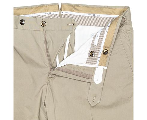 PT01 - Chino Slim Fit/Stretch in beige aus dünner Baumwolle