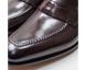 Santoni - Penny Loafer in dunkelbraun mit  leichtem Verlauf Thumbnail