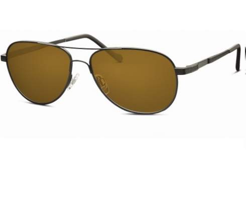 Eschenbach Titanflex Sonnenbrille 824073 dunkelbraun matt