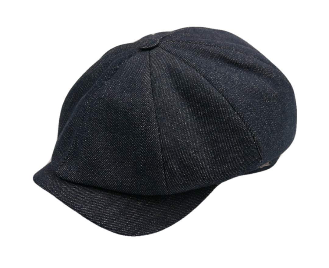 Wigens Newsboy Classic RAW Denim Cap