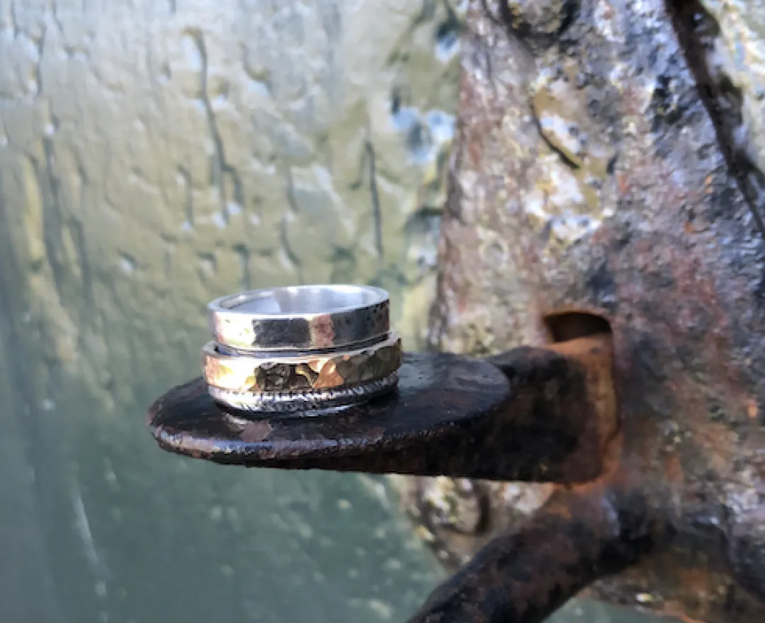 JEH JEWELS Ring, silber, gold filled, JEH