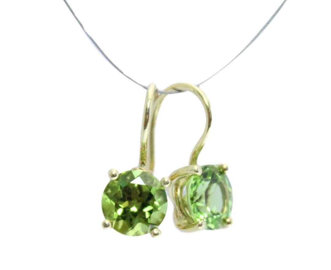 Schmuck - Manufaktur Peridot Ohrhänger aus 750/- er Gelbgold