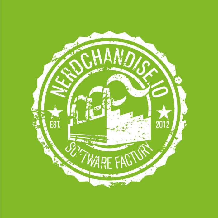 Logo nerdchandise software factory