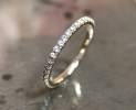 Infinity Juwelen - Strahlender Verlobungsring Ewigkeitsring Memoirering aus 14 K Gelbgold Thumbnail