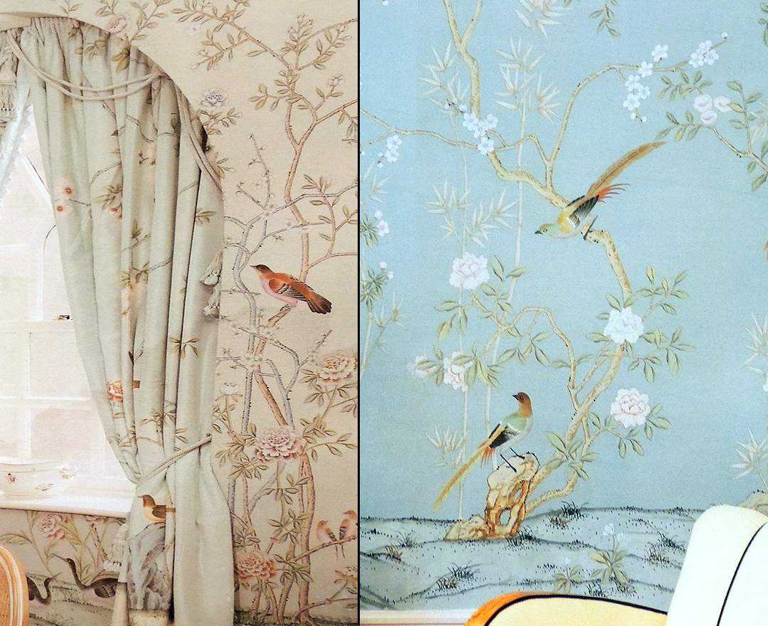 De Gournay - de Gournay - Handgemalte Seidentapeten