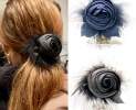 Nicole Pourchaire Paris - Nicole Pourchaire - Seidenblume - schwarz Thumbnail