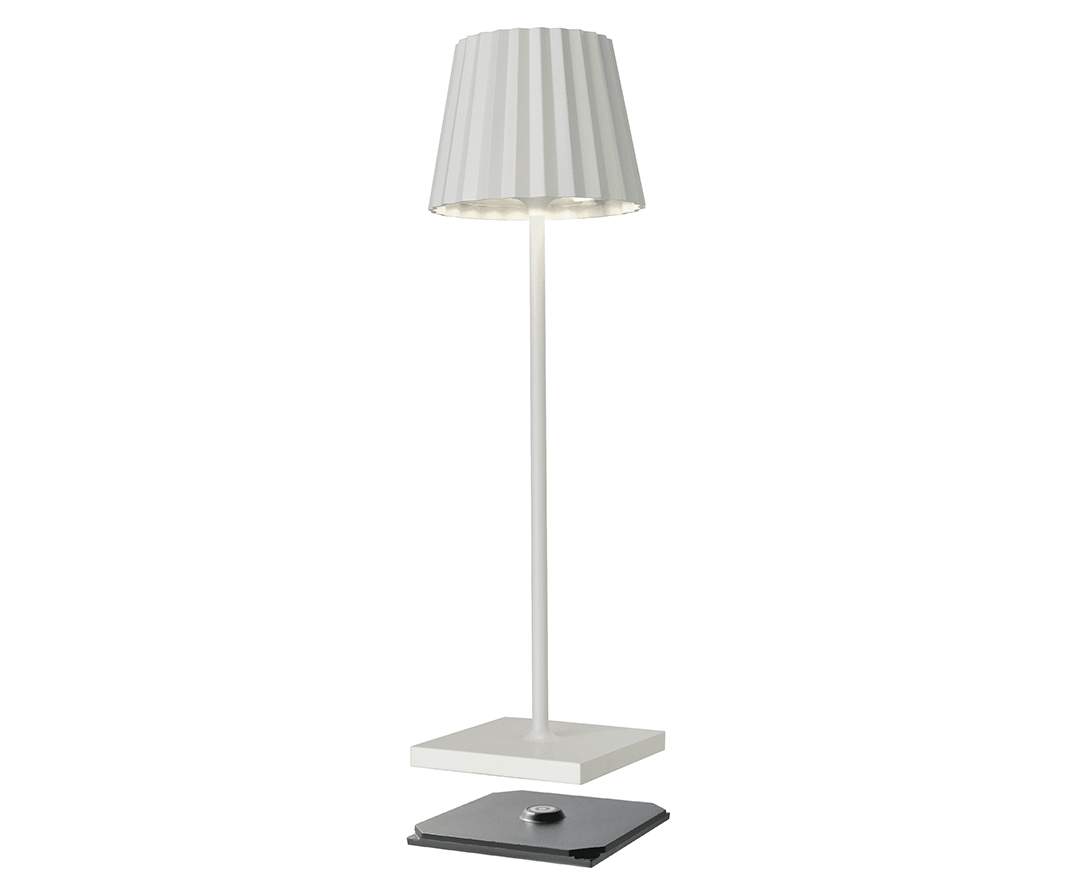 Sompex Sompex Troll 2.0, Tischleuchte Outdoor und Indoor, LED | Akkubetrieben | Aluminium | Dimmbar | Spritzwasserschutz | Weiss Sompex Sompex Troll 2.0, Tischleuchte Outdoor und Indoor, LED | Akkubetrieben | Aluminium | Dimmbar | Spritzwasserschutz | Weiss