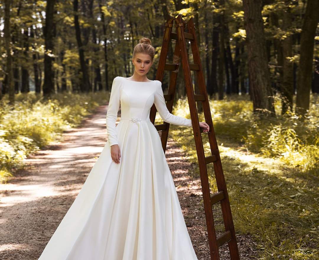 Natalis Brautmode - Satin Brautkleid Köln Daniella