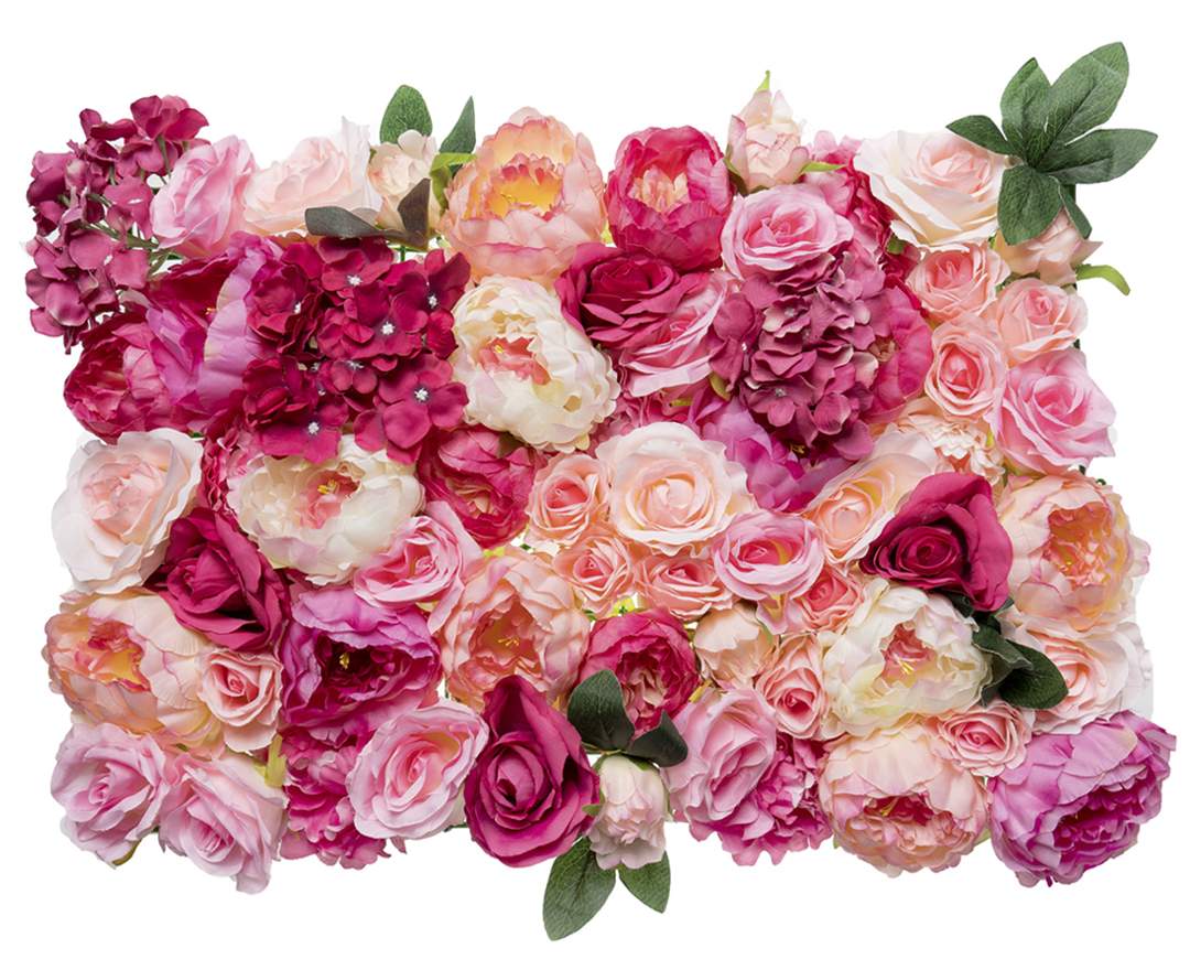 Nelliflower® MISS VINTAGE | Blumenwand Element aus Seidenblumen
