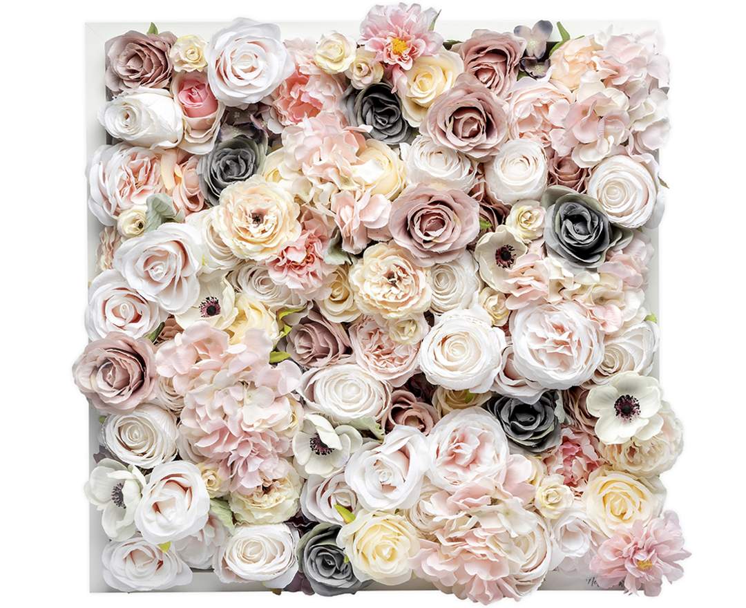 Nelliflower® HOME 100cm x 60cm Blumenbild aus Seidenblumen
