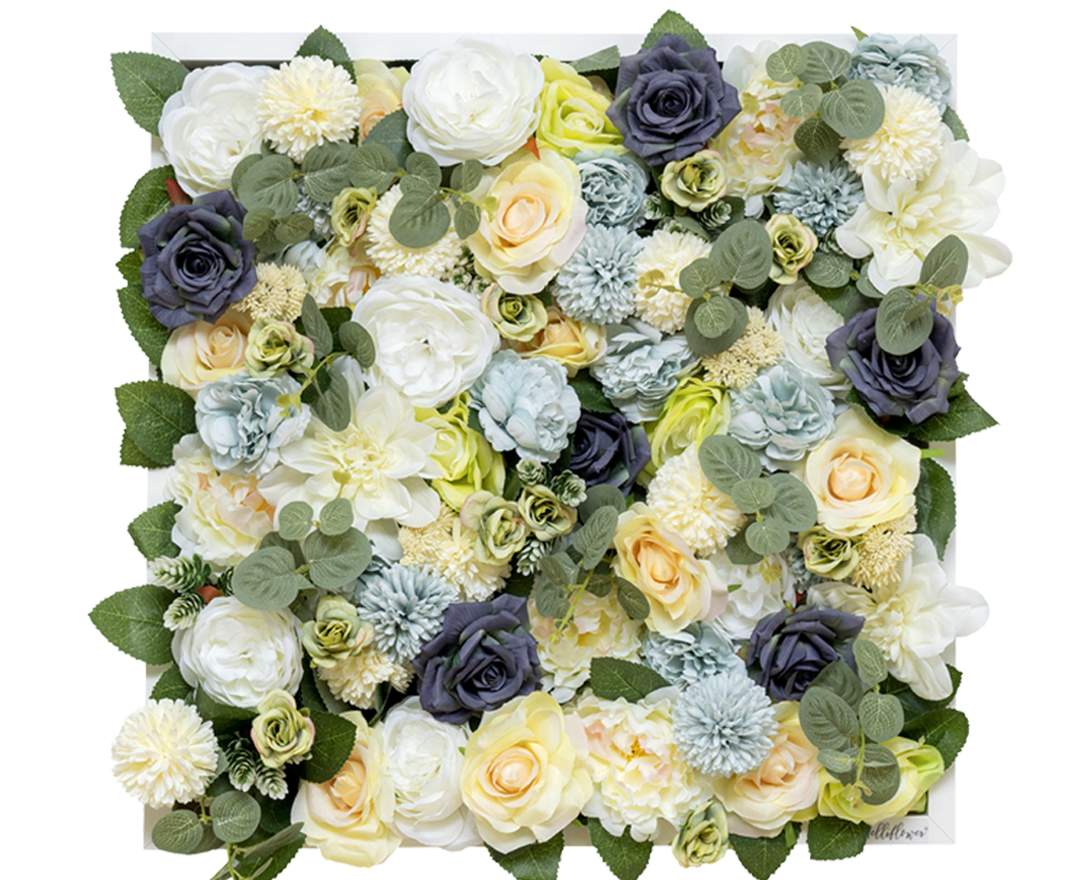 Nelliflower® SCHARFSINN 30cm x 24cm Blumenbild aus Seidenblumen