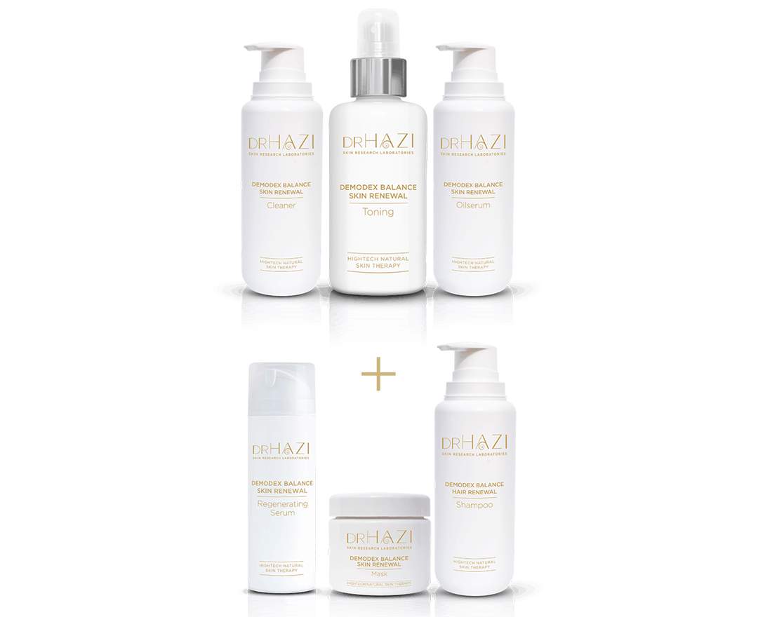 DRHAZI HIGH-TECH NATURAL SKIN THERAPIE - DEMODEX DERMA BALANCE SKIN RENEWAL PACK