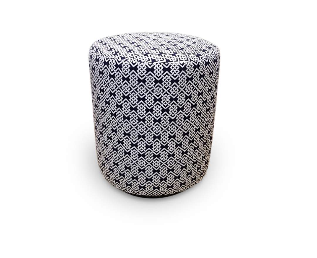 IH Studio Collection IH Studio Collection Pouf SAN, dkl. Blau Weiss IH Studio Collection IH Studio Collection Pouf SAN, dkl. Blau Weiss
