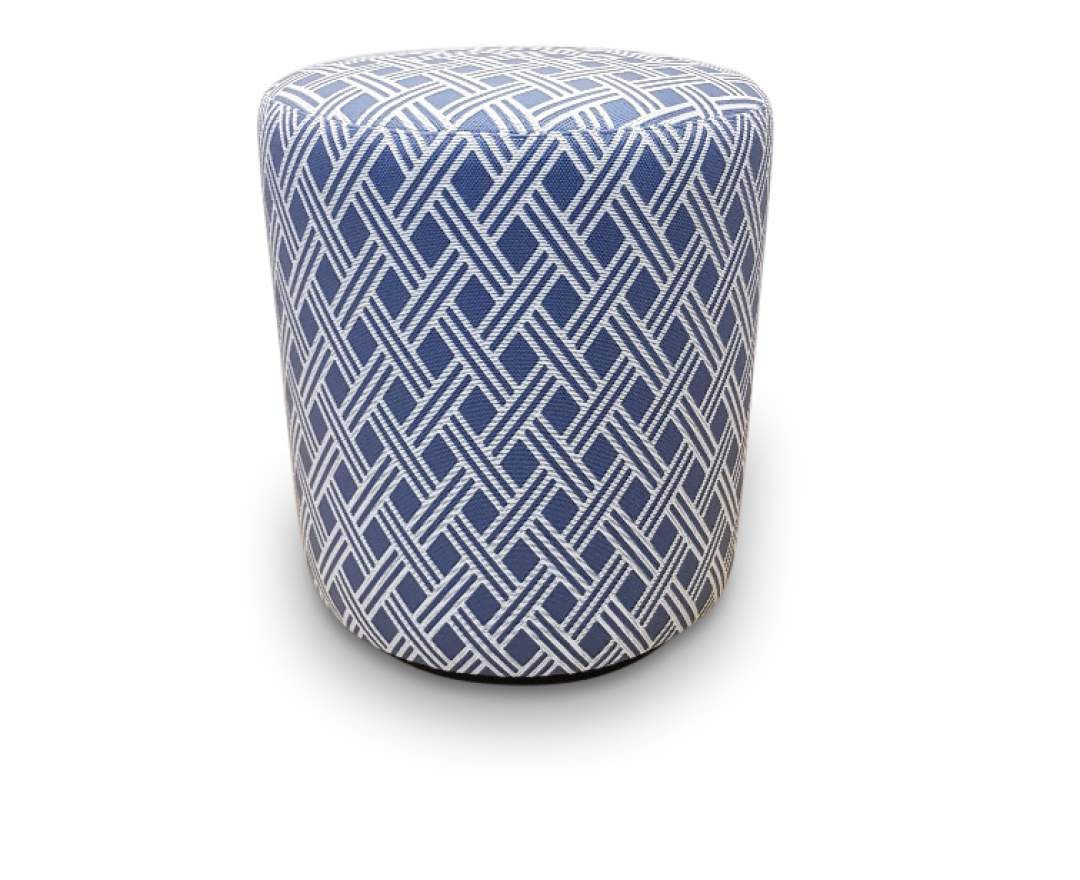IH Studio Collection IH Studio Collection Pouf SAN, Blau Weiss IH Studio Collection IH Studio Collection Pouf SAN, Blau Weiss
