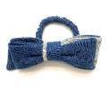 Alexandre de Paris - Alexandre de Paris - Scrunchie mit Schleife - jeans Thumbnail