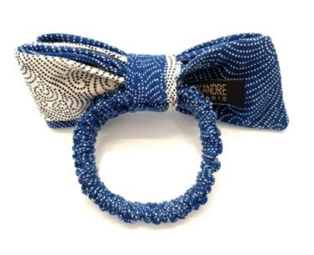 Alexandre de Paris - Alexandre de Paris - Scrunchie mit Schleife - jeans