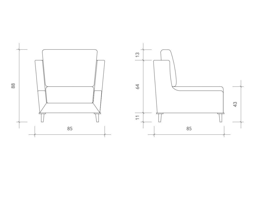 IH Studio Collection - IH Studio Collection, Sessel ENAI