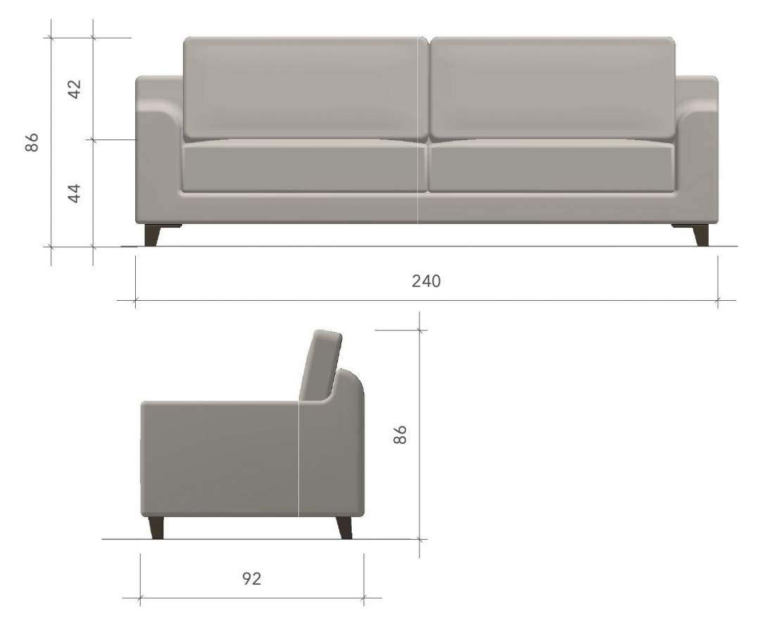 IH Studio Collection Sofa ELI