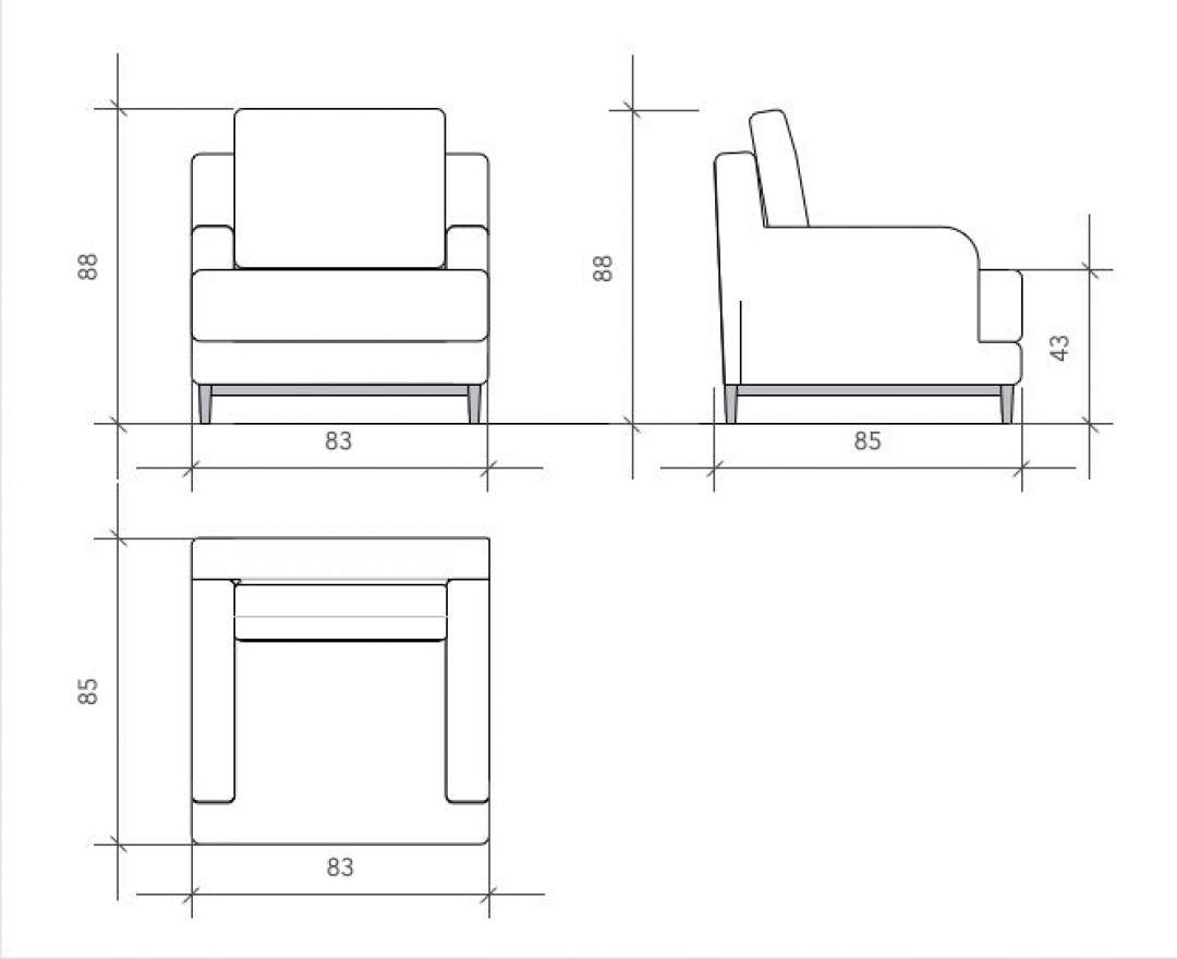 IH Studio Collection - IH Studio Collection, Sessel MORA