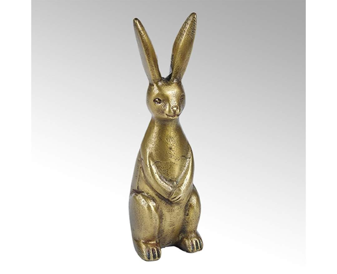 Lambert Lambert, JALDI HASE ALUMINIUM, Fb. Bronze Antik Lambert Lambert, JALDI HASE ALUMINIUM, Fb. Bronze Antik