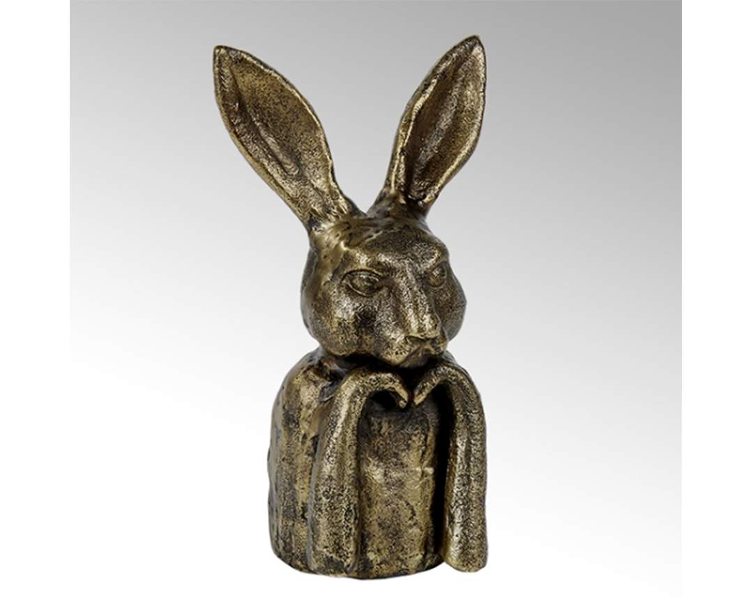 Lambert Lambert, EINSTEIN HASE ALUMINIUM, Fb. Bronze Antik Lambert Lambert, EINSTEIN HASE ALUMINIUM, Fb. Bronze Antik