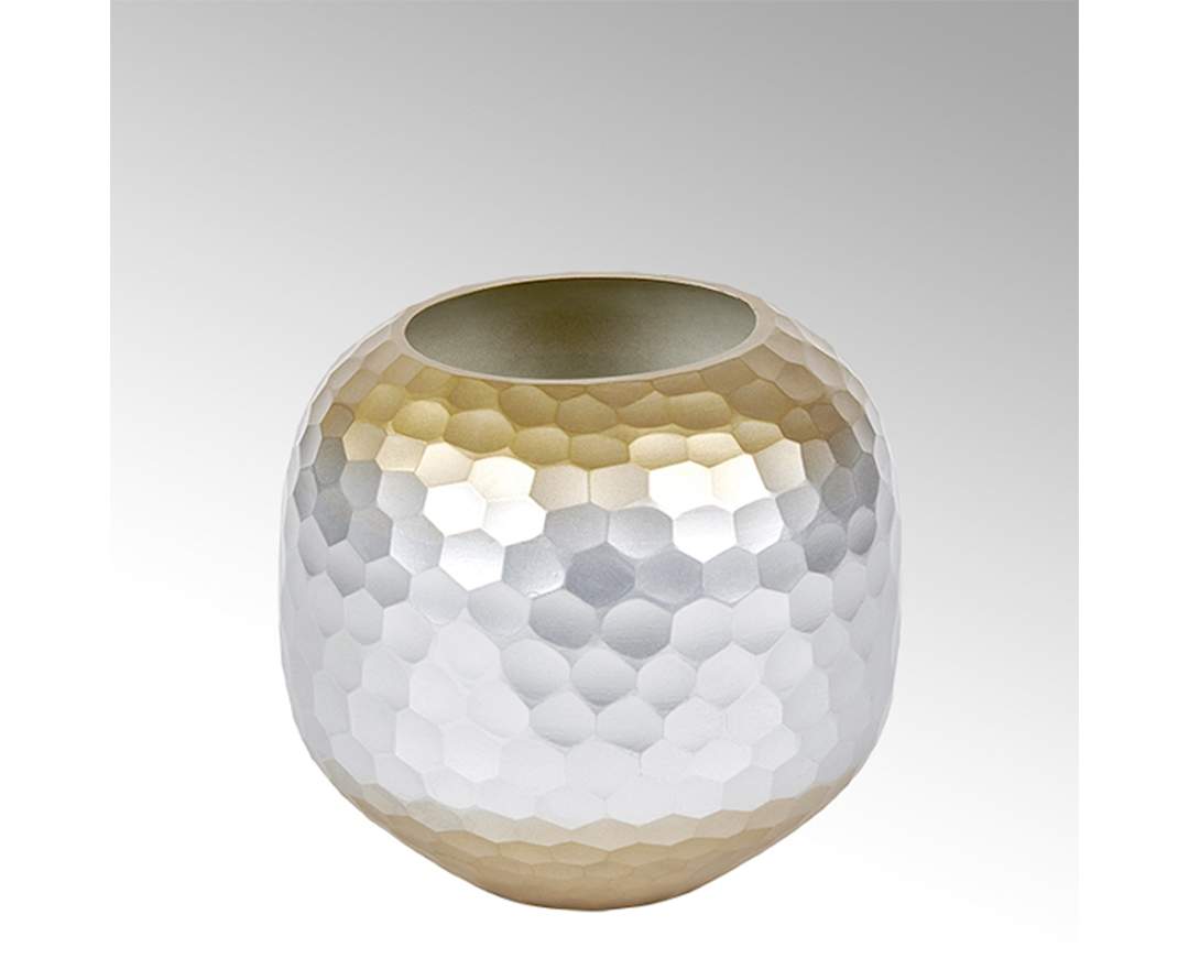 Lambert Lambert, VASE FAVO, matt silber/gold