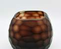 1st Tannendiele - Glass vase square, brown Thumbnail