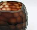 1st Tannendiele - Glass vase square, brown Thumbnail