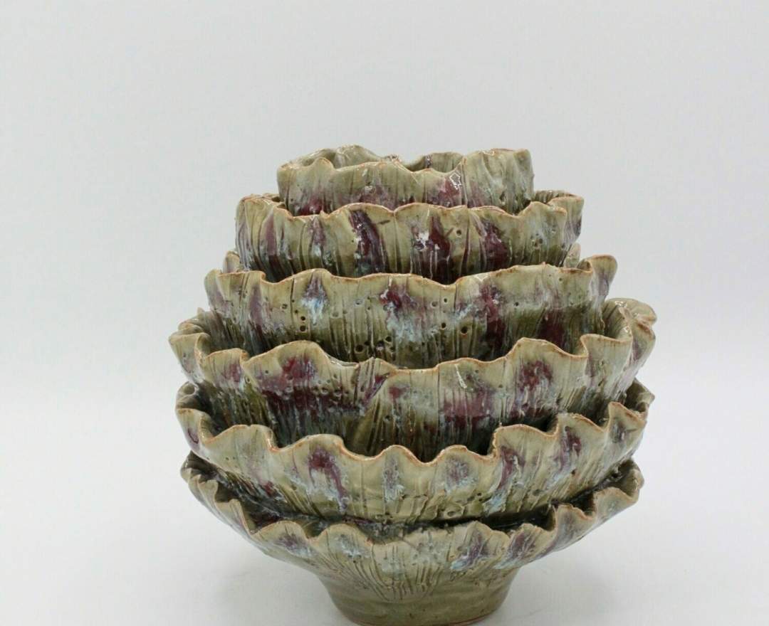 1st Tannendiele - Vase 'Koralle' aus Keramik