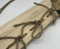 1st Tannendiele - Holzhalterung zum Trocknen von Blumen und Kräutern (mit Seil) Thumbnail
