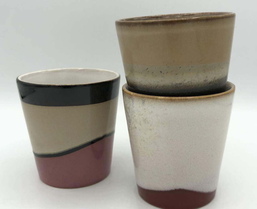 HK Living - 70´s Keramik Tasse „BARK“