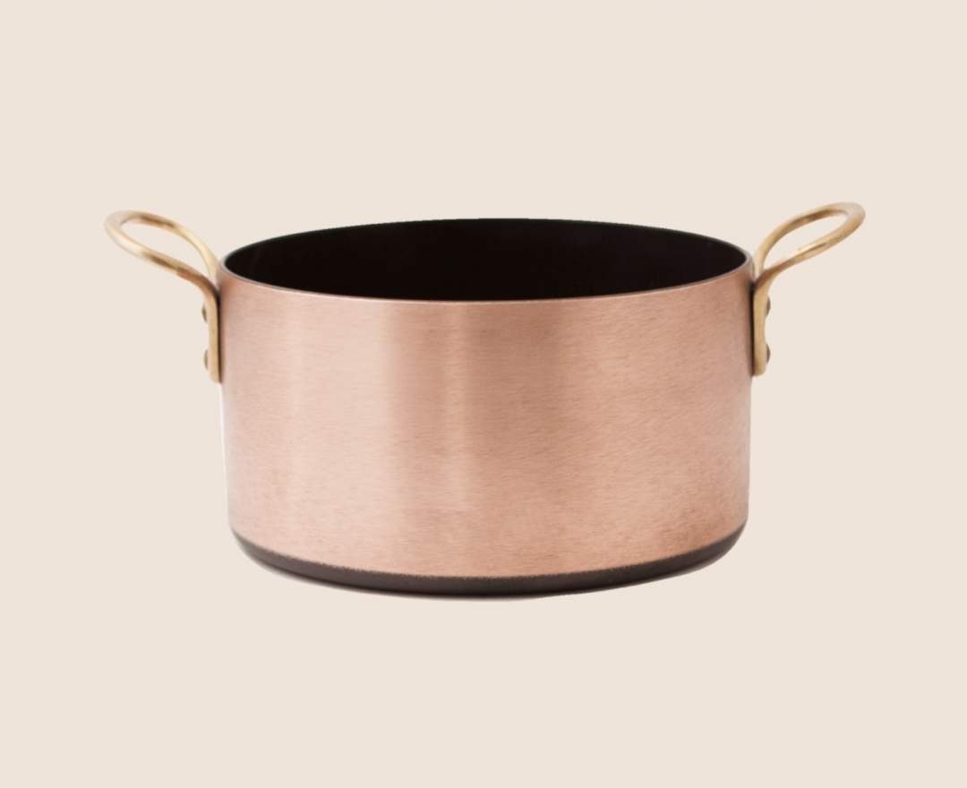 Kupfermanufaktur Weyersberg Fleischtopf Ø 12 cm, mit Deckel, Kupfertopf