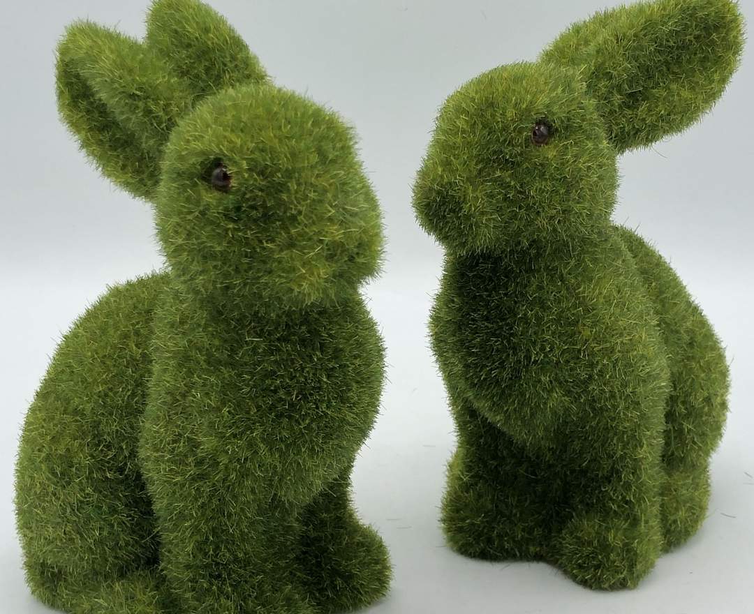 1st Tannendiele - Osterhase (grün, 15 cm)