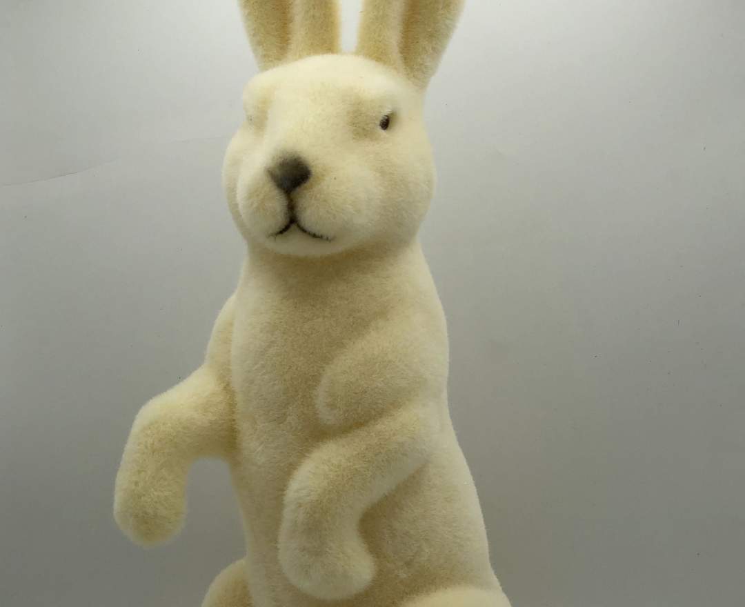 1st Tannendiele Osterhase (zart-gelb, 45 cm)