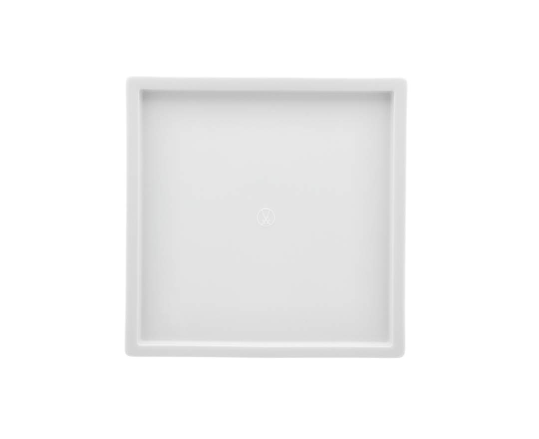 Meissen Meissen, Platte Cosmopolitan, Weiss, Porzellan Meissen Meissen, Platte Cosmopolitan, Weiss, Porzellan